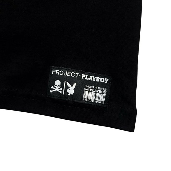 Philipp Plein x Playboy AW2018 (L) Project Playboy Victoria Silvstedt Tee Rare - Picture 4 of 6